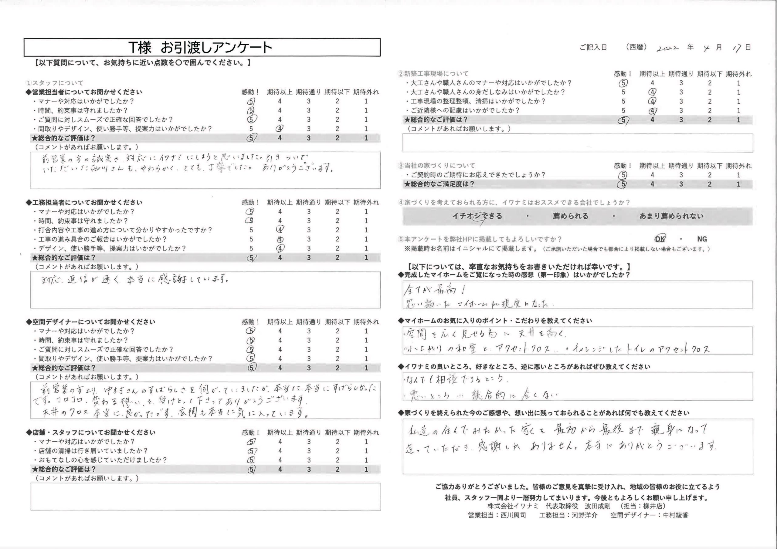 全てが最高！思い描いたマイホームが現実になりました